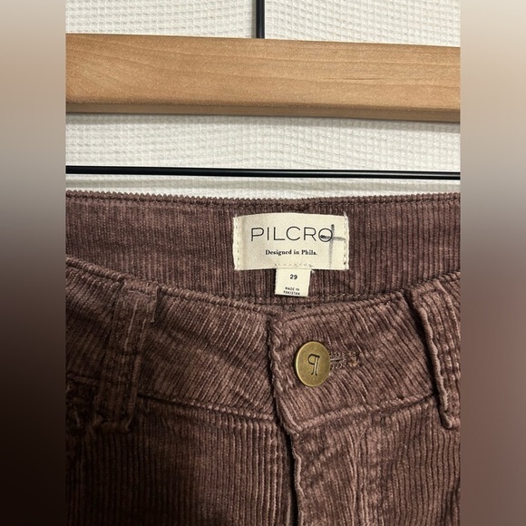 Anthropologie Pilcro Yaya Corduroy Crop Flare Jeans Womens 29 - Picture 4 of 8